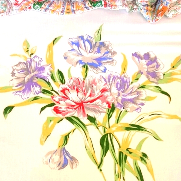 Vintage & Y2K Dbl/full Size 6pc Bedding Curation 100% Cotton & Poly/Cott - Picture 12 of 16